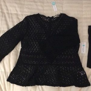 Sexy lace top and camisole